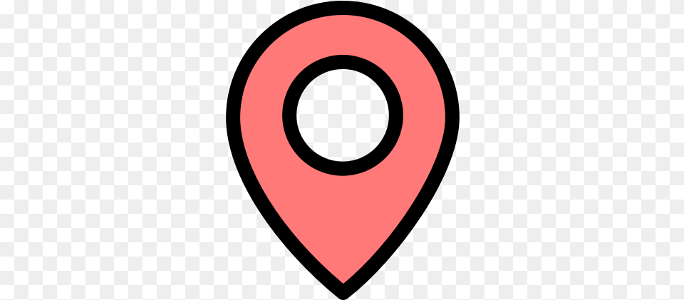 Location Map Icon Dot, Heart, Astronomy, Moon, Nature Free Png Download