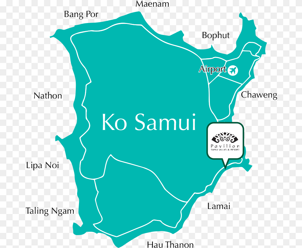 Location Map Koh Samui Map Transparent, Chart, Plot, Atlas, Diagram Free Png