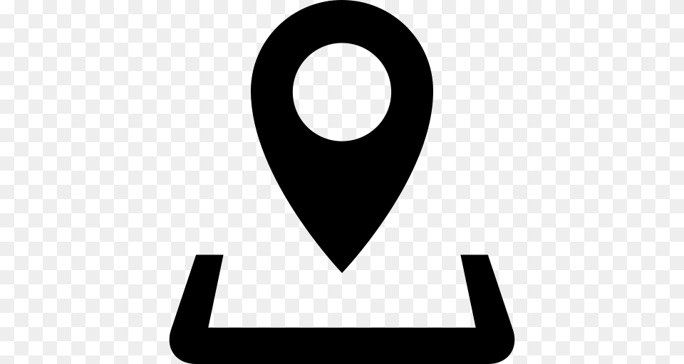 Location Map Navigation Icon With And Vector Format For Gray Free Png