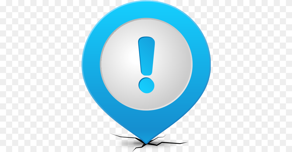 Location Map Pin Attention Light Blue Light Attention, Balloon, Disk, Text Free Png Download