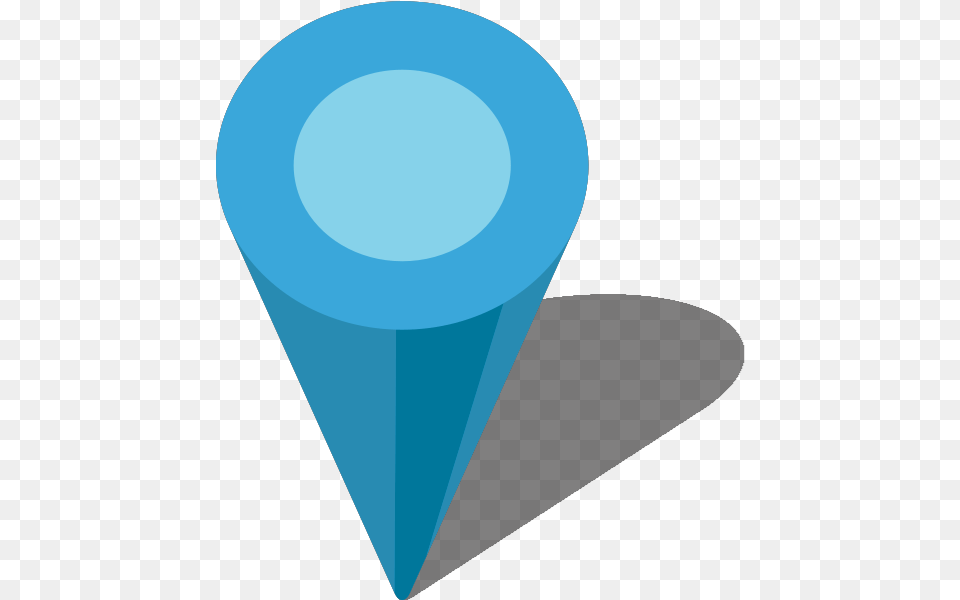 Location Map Pin Light Blue7 Blue Location Pin, Cone, Lighting Free Png