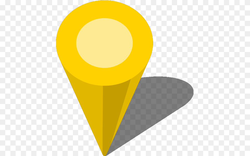 Location Map Pin Yellow7 Pin Yellow, Cone, Lighting Free Png