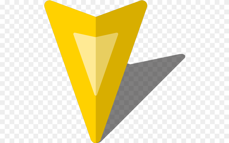 Location Map Pin Yellow8 Yellow Location Icon, Triangle Png Image