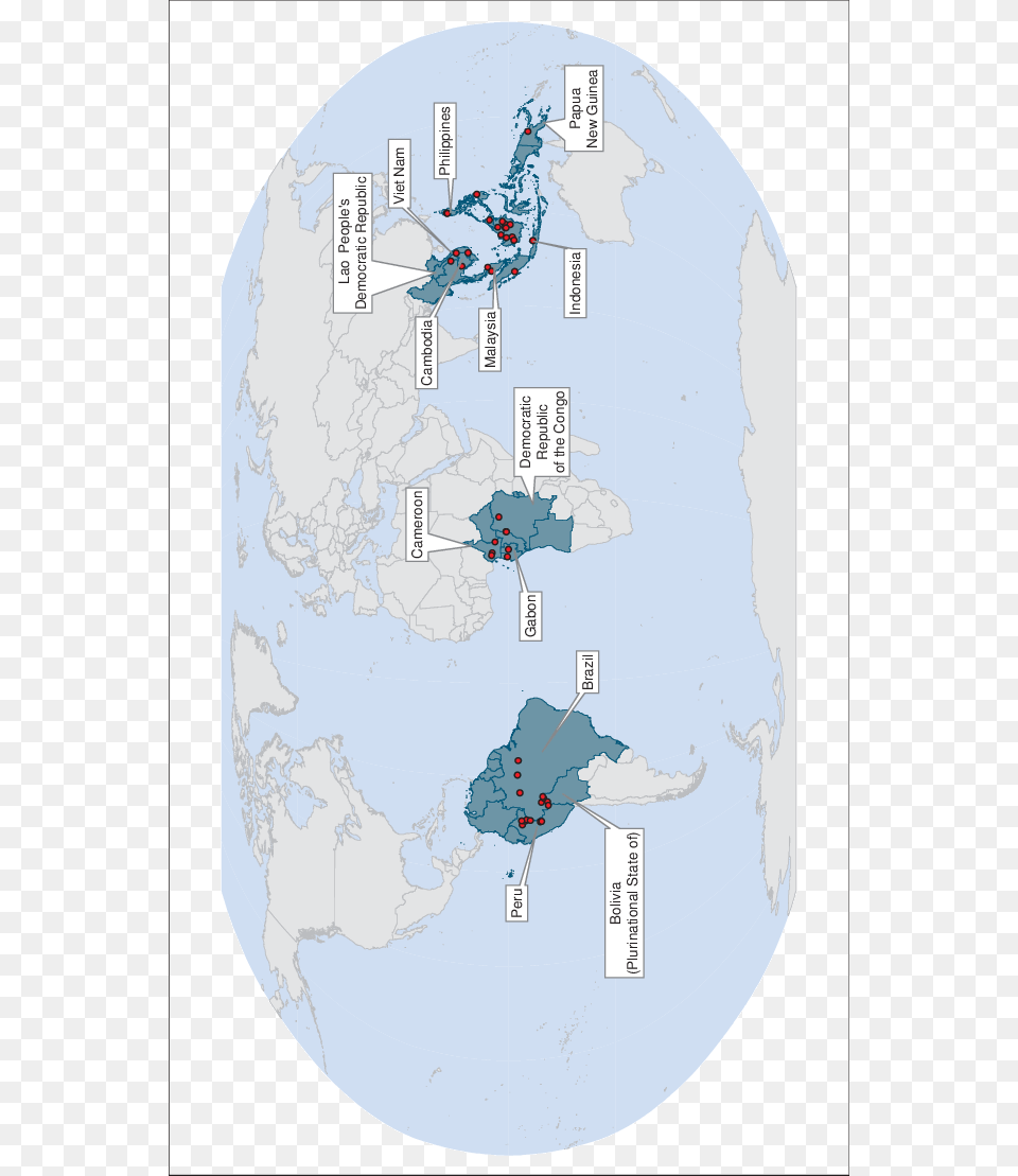 Location Of Identified Mfm Initiatives In The Three Atlas, Chart, Map, Plot, Diagram Free Png Download