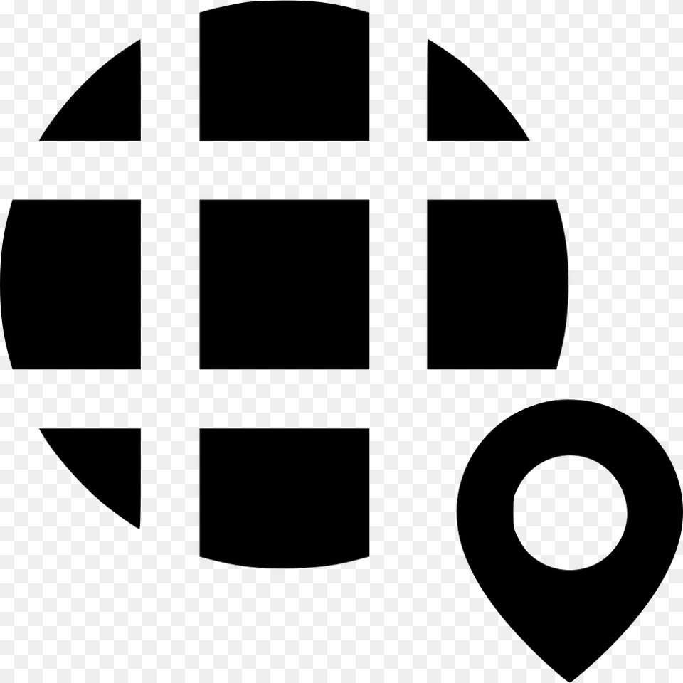 Location Pin Circle, Stencil, Logo, Symbol Free Png Download