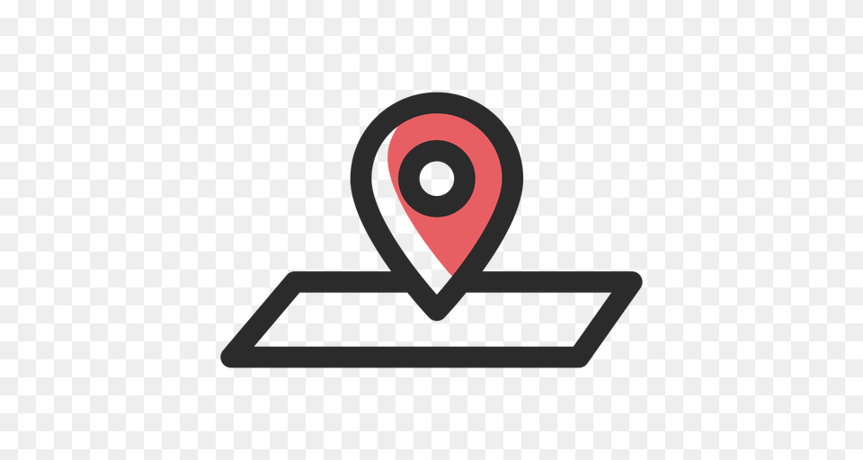 Location Pin Colored Stroke Icon, Heart, Disk Png