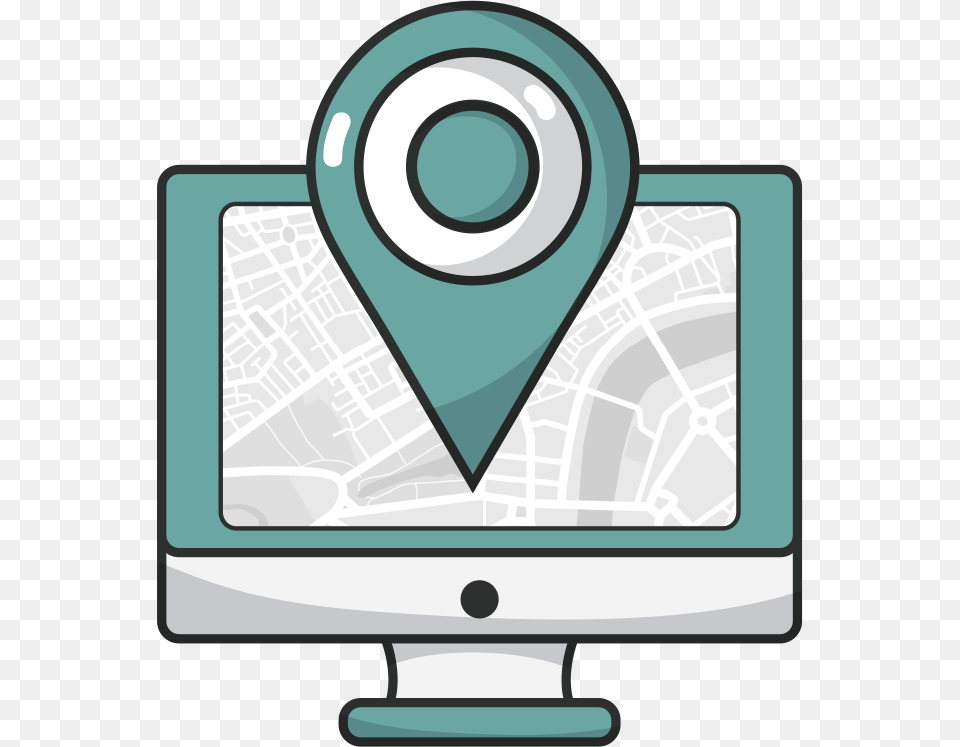 Location Pin Icon Emblem, Electronics, Screen, Computer Hardware, Hardware Free Png Download