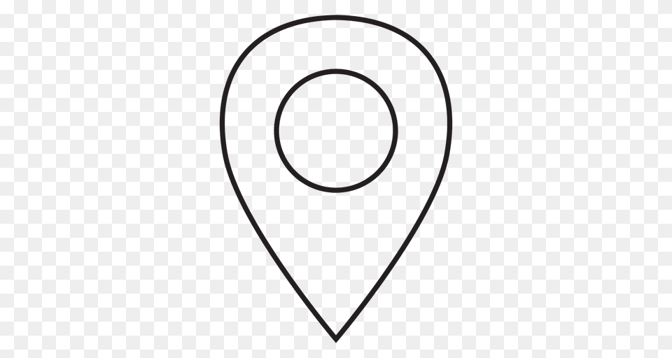 Location Pin Stroke Icon Free Png