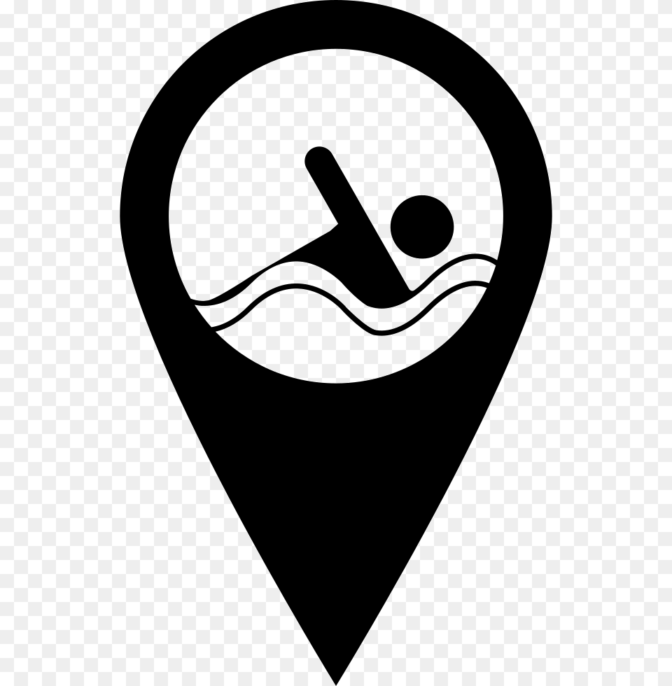 Location Pin Swimming Pool, Guitar, Musical Instrument, Plectrum, Disk Free Transparent Png