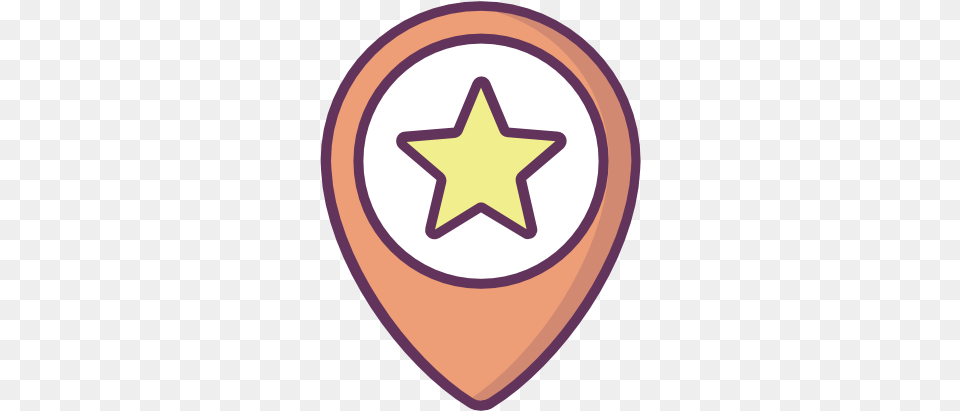 Location Star Pointer Point Icon Of Vol5 Icons Language, Star Symbol, Symbol, Disk, Guitar Free Png