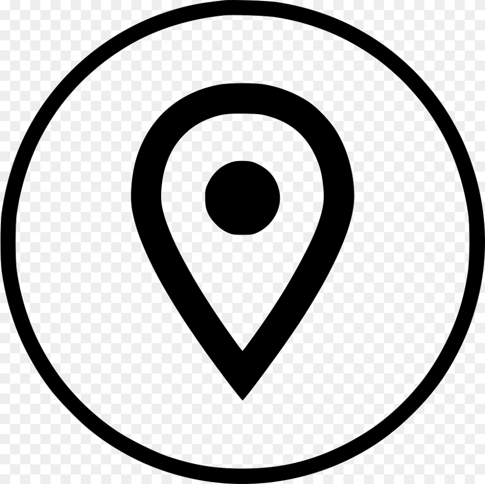 Location Svg Circle, Symbol, Text Free Png