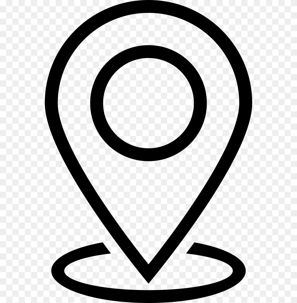 Location Svg Icon Download Black And Icon, Stencil, Text Free Png