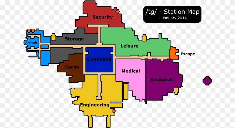 Locations Tgstation 13 Wiki Layout Of The International Space Station, Chart, Plot Free Png