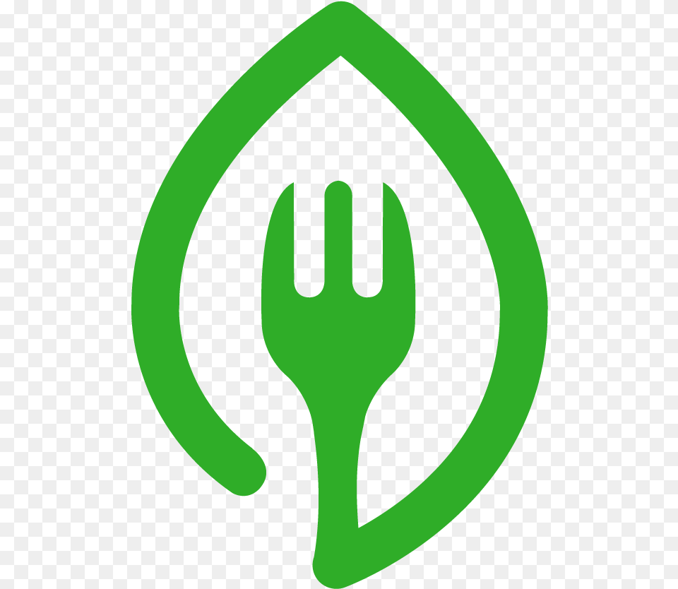 Locavores Logocore Leaf Logo Simple Green Dribbble Food Traffic Sign, Cutlery, Fork, Weapon Free Transparent Png