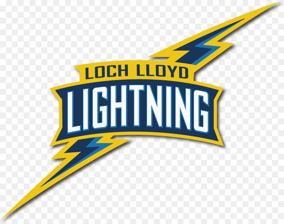 Loch Lloyd Lightning Logo Graphic Design, Symbol, Badge, Emblem Png Image