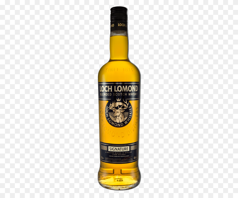 Loch Lomond Signature Blended Whisky, Alcohol, Beverage, Liquor, Beer Png Image