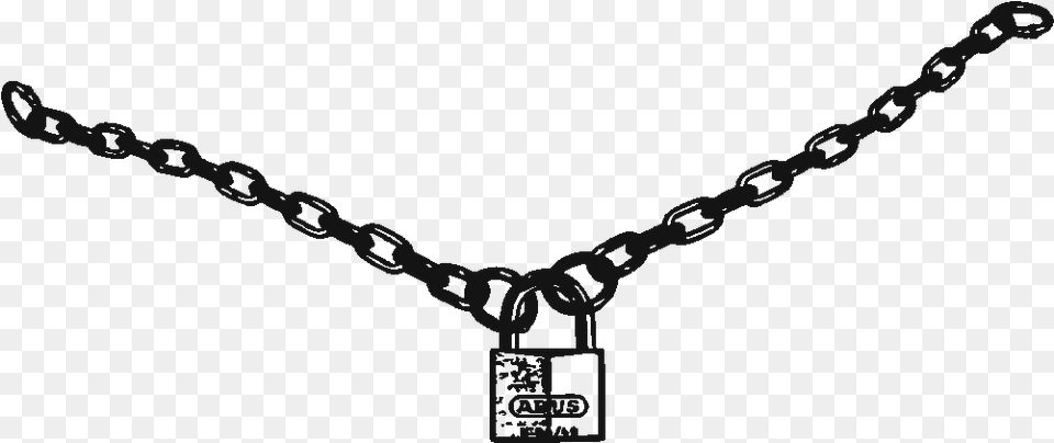 Lock And Chain Chain With Lock, Accessories, Jewelry, Necklace Png