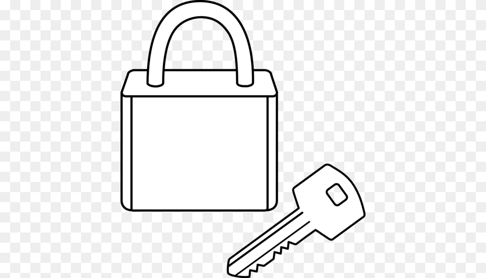Lock And Key Line Art Free Transparent Png