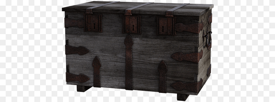 Lock Box Wooden Metal Key Chest Pirate Wood Coffee Table, Crate, Treasure Free Transparent Png