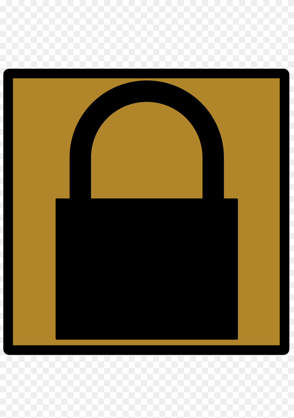 Lock Clipart Silhouette, Bag Free Png Download