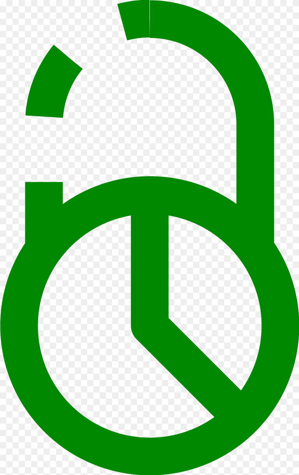 Lock Green Clock Clipart, Recycling Symbol, Symbol Free Png Download