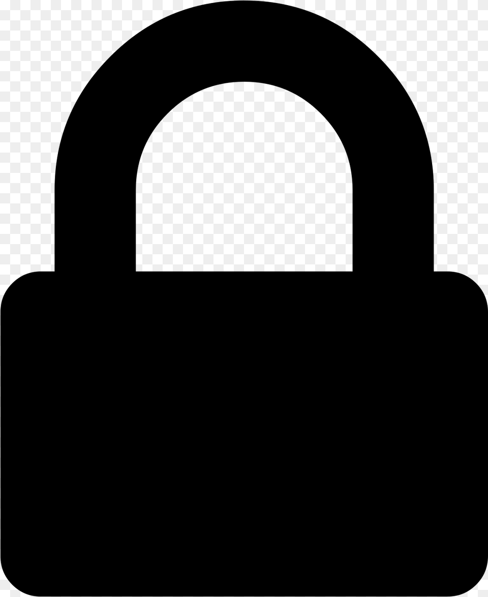 Lock Icon, Gray Free Png Download