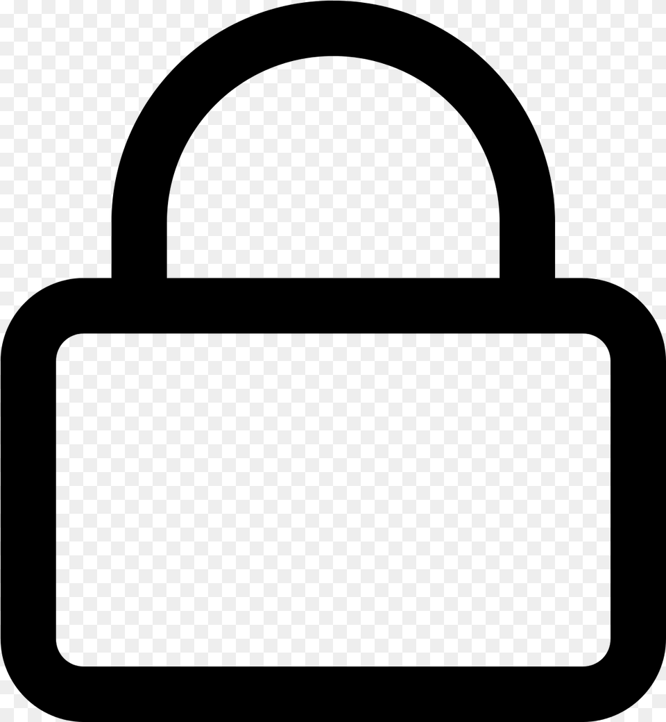 Lock Icon Clipart Download White Login Password Icon, Gray Png Image