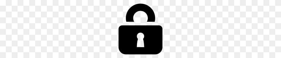 Lock Icons Noun Project, Gray Free Transparent Png
