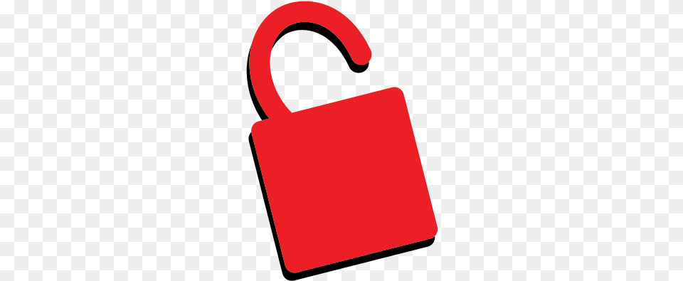 Lock N Save Red Lock Icon, Accessories, Bag, Handbag, Purse Free Transparent Png