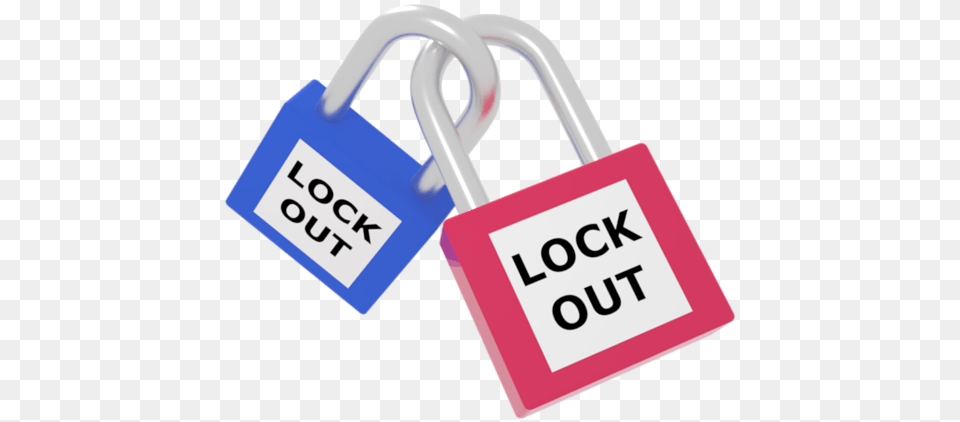 Lock Out Key Locked Metal Padlock Security Label Free Png