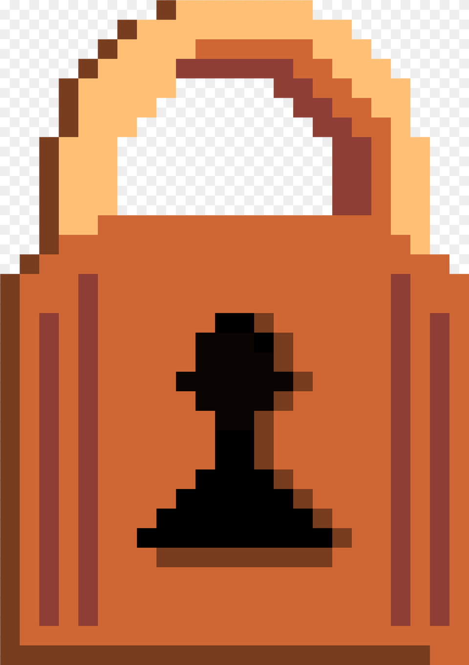 Lock Pixel Art, Bag, Accessories, Handbag Free Png Download