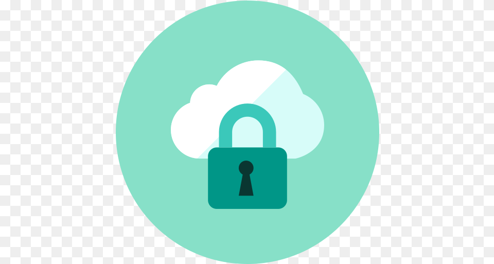 Locked Cloud Icon Of Kameleon Green Round Icone Predio Colorido, Person, Security Png