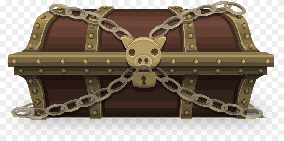 Locked Treasure Chest Images Clipart Locked Treasure Box Clipart, Dynamite, Weapon Free Png Download