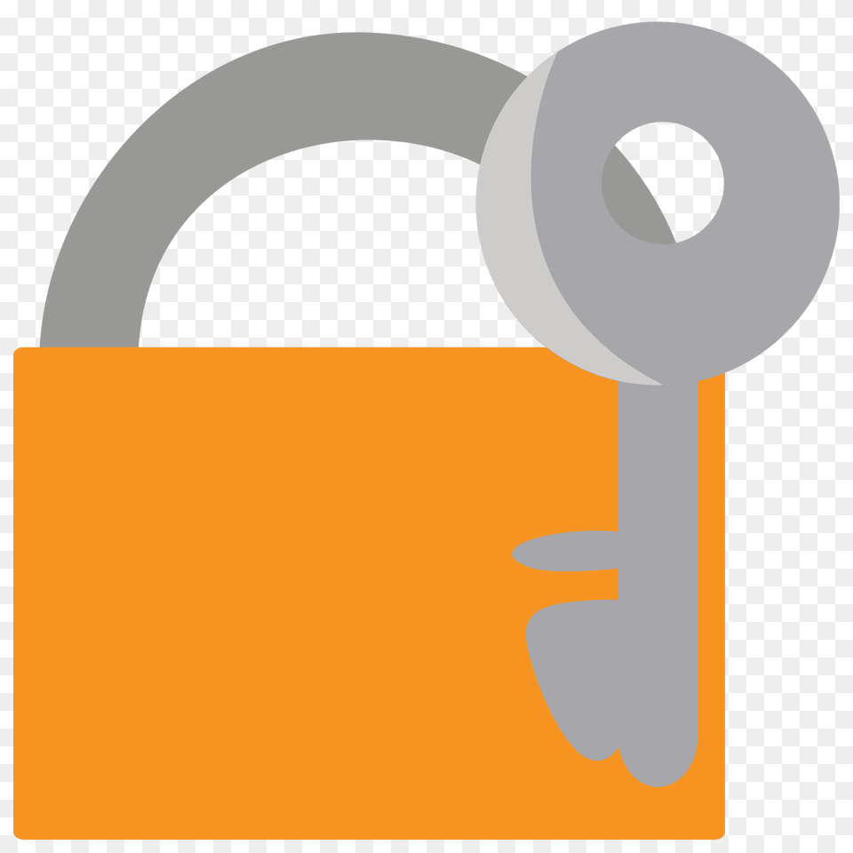 Locked With Key Emoji Clipart, Paper Png