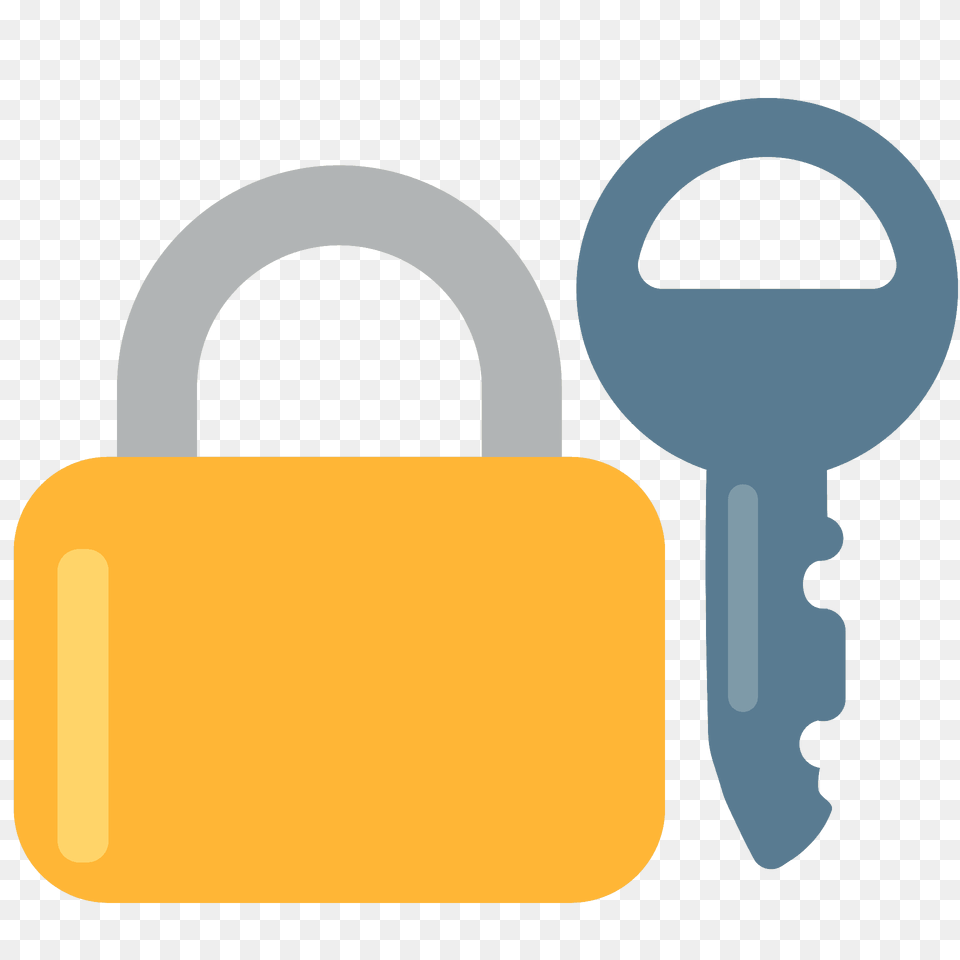 Locked With Key Emoji Clipart Free Transparent Png