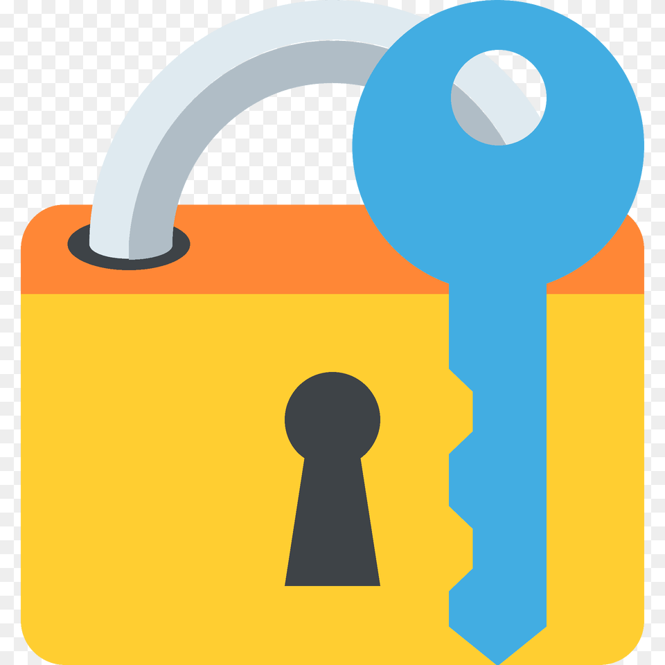 Locked With Key Emoji Clipart Png Image