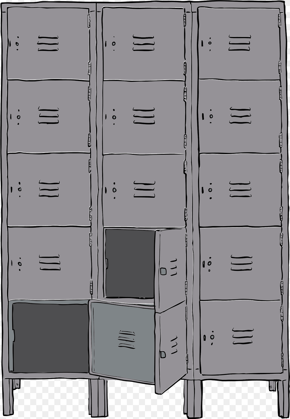 Lockers Clipart, Locker, White Board Png