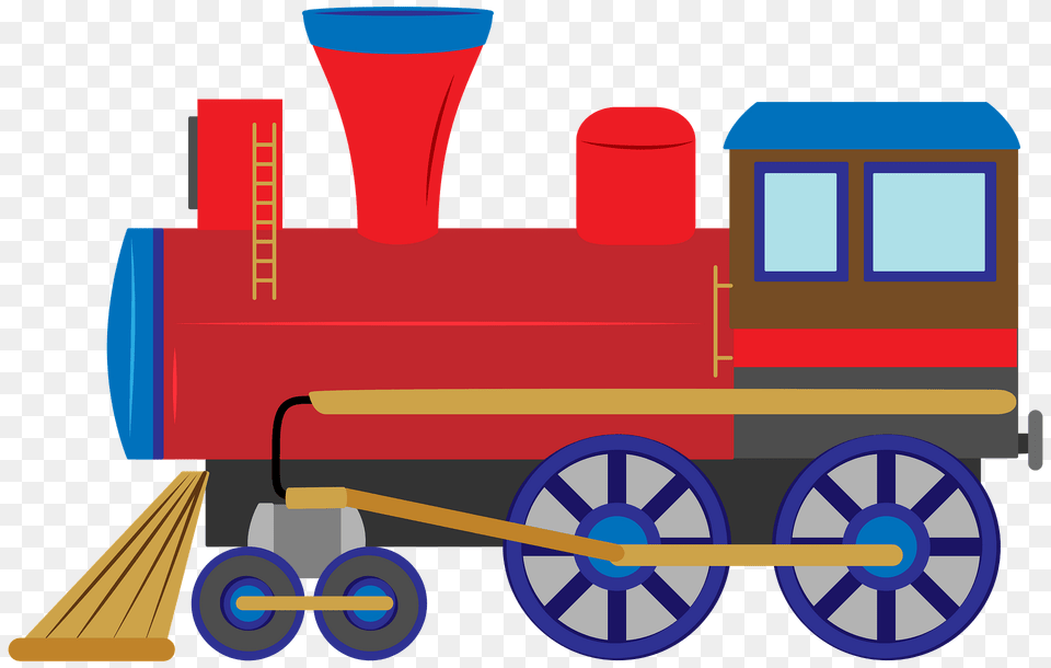 Locomotive Clipart, Railway, Engine, Machine, Motor Free Png