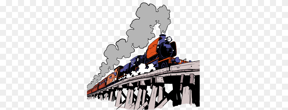 Locomotive Clipart Victorian Train, Vehicle, Transportation, Railway, Motor Free Png