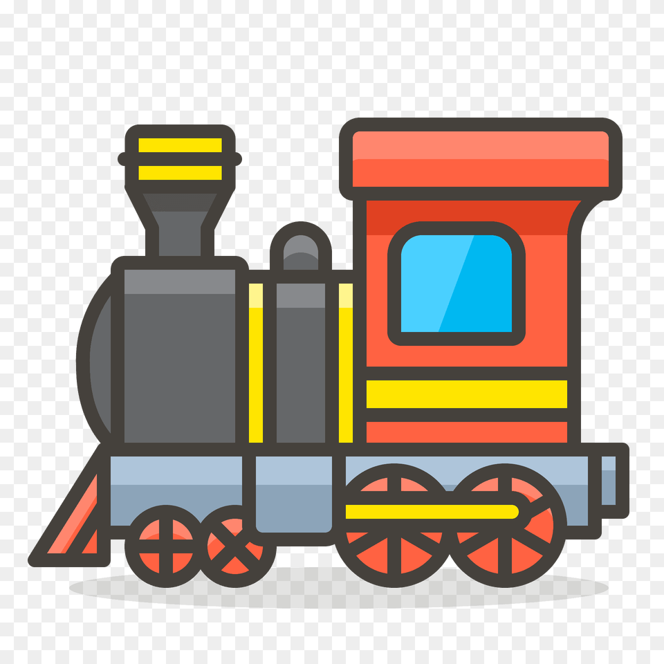 Locomotive Emoji Clipart, Railway, Train, Transportation, Vehicle Free Png