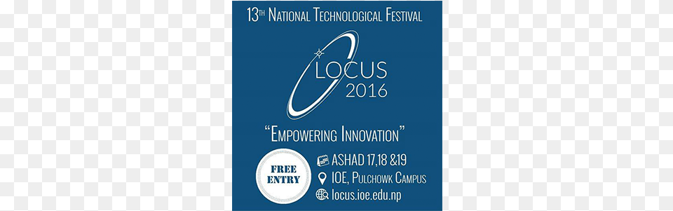 Locus 13th National Technological Festival Poster, Advertisement, Text, Disk Free Png Download