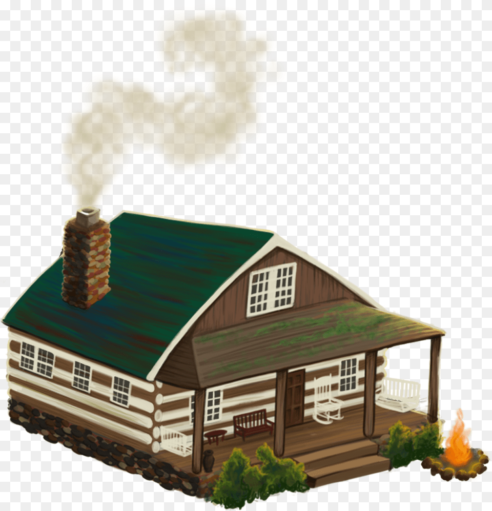 Log Cabin, Architecture, Building, House, Housing Png Image