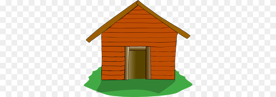 Log Cabin Dog House, Den, Indoors, Kennel Free Png Download