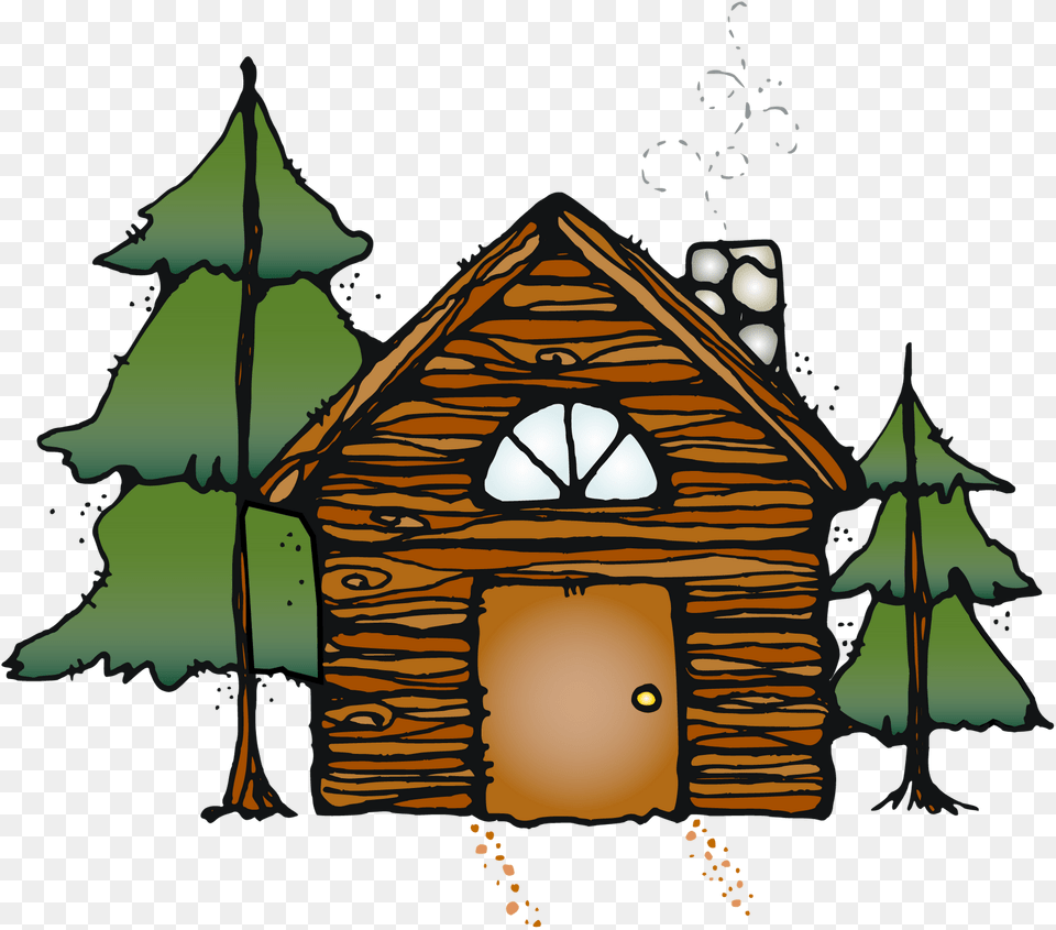 Log Cabin Clip Art Cabin Clip Art Transparent, Architecture, Rural, Outdoors, Nature Free Png Download