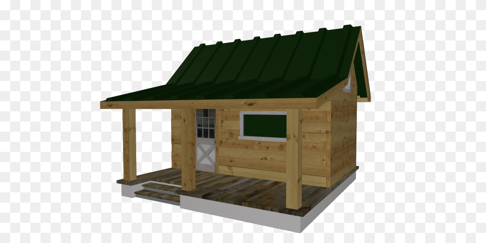 Log Cabin Polycount, Architecture, Building, Housing, House Png Image