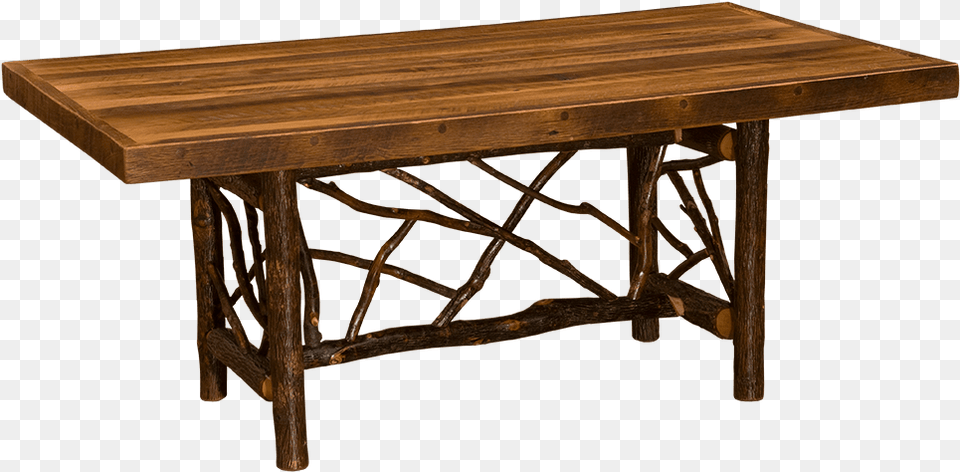 Log Dining Room Tables Pine Log Dining Table Minnesota Hickory Twig Log Dining Table Fireside Lodge Size, Wood, Coffee Table, Dining Table, Furniture Free Transparent Png