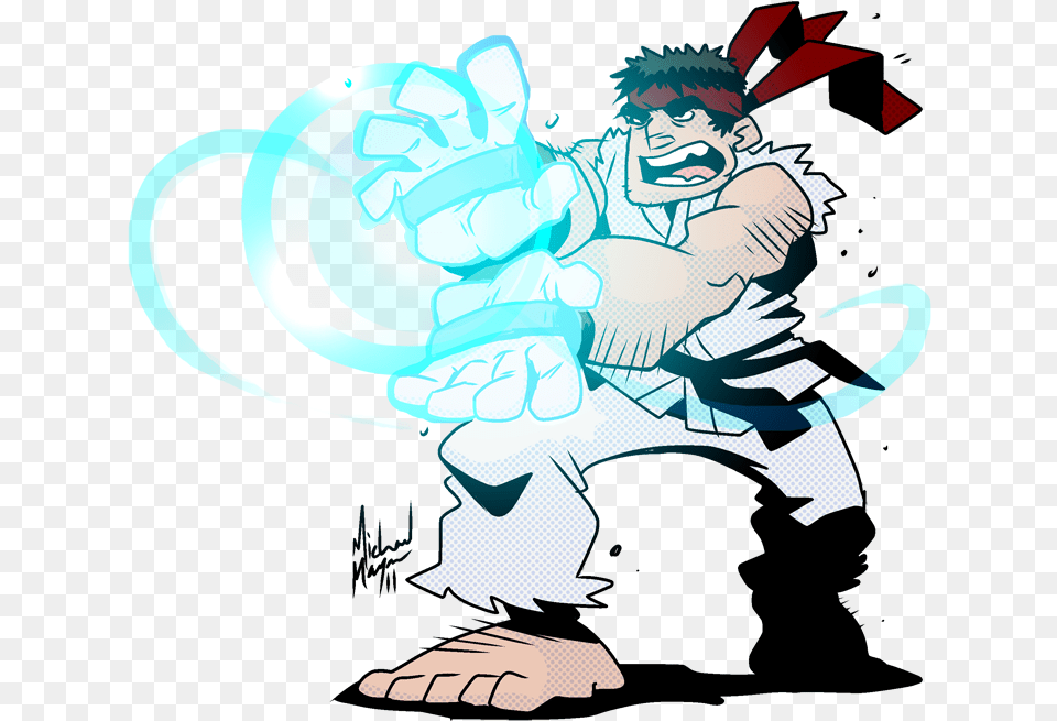 Log In To Report Abuse Hadouken Cartoon, Art, Baby, Graphics, Person Free Png