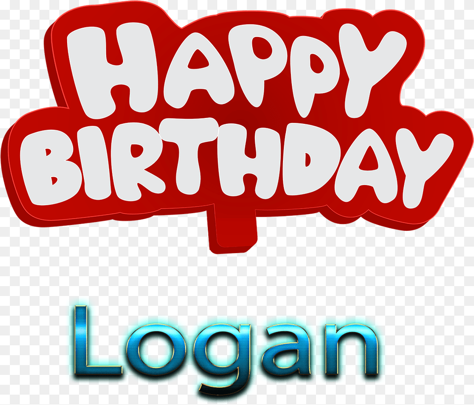 Logan Happy Birthday Vector Cake Name William Logo, Text Free Png Download