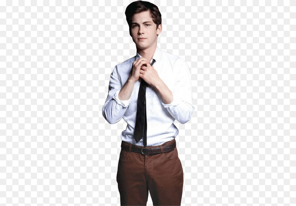 Logan Lerman 7 Red Queen Maven And Cal, Accessories, Shirt, Tie, Formal Wear Free Png