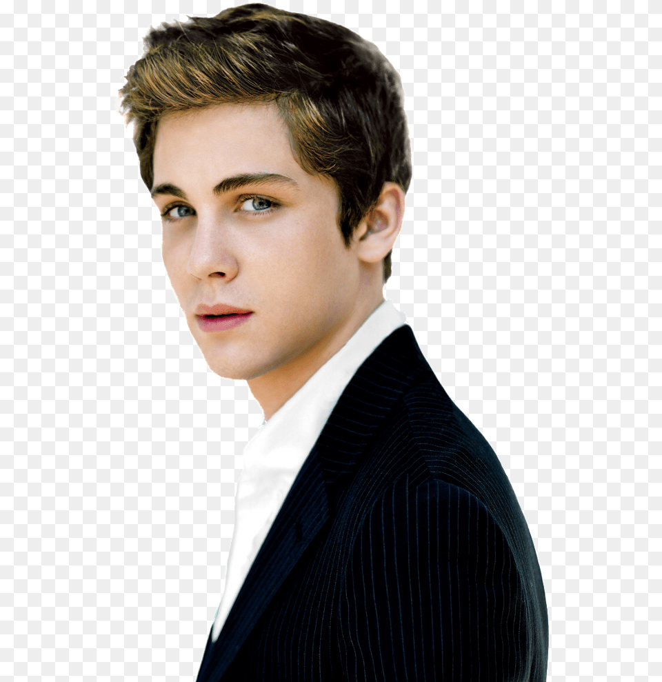 Logan Lerman Looking At The Camera Lerman Logan, Accessories, Tie, Suit, Portrait Free Transparent Png